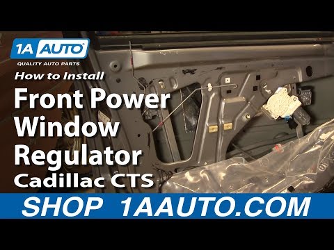 How To Install Replace Front Power Window Regulator Cadillac CTS 03-07 1AAuto.com