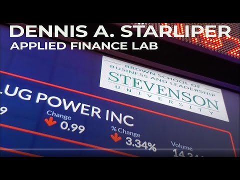 Stevenson Stories: The Dennis A. Starliper Applied Finance Lab