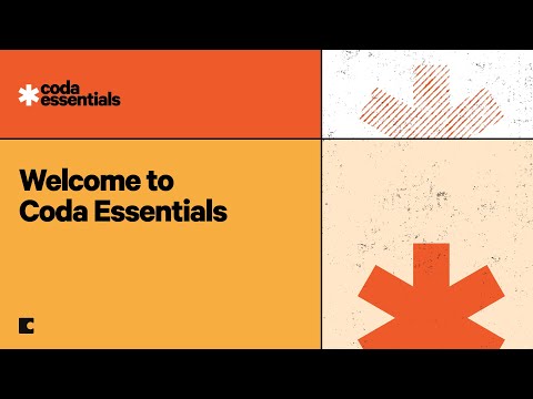 Welcome | Coda Essentials