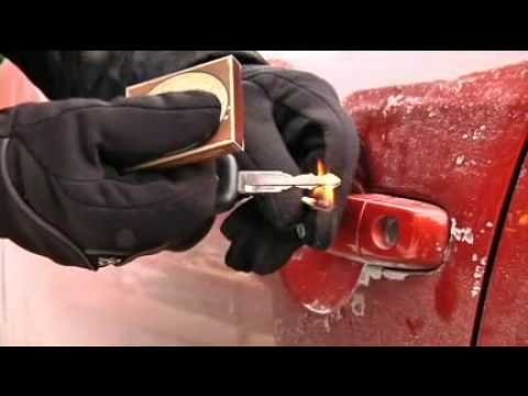 how to unfreeze car door lock