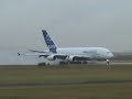 Airbus A380 landing on runway 24R at YUL