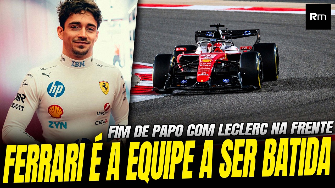 FERRARI FECHA COMO A GRANDE EQUIPE DA PRÉ TEMPORADA / ASTON É DE LONGE A PIOR #f1