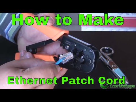 how to patch rj45 cable