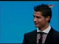Cristiano Ronaldo wins Club Foward of the Year 2008