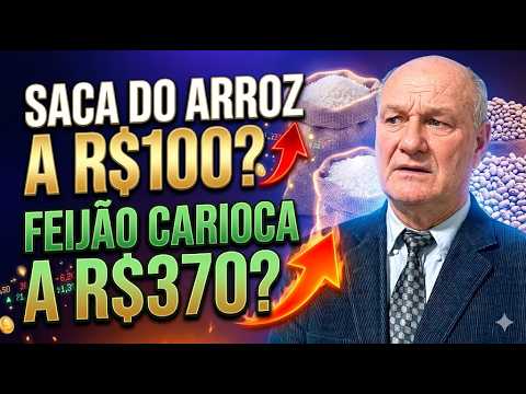 Saca do arroz a R$100? Feijão carioca a R$370?