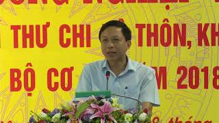 Bồi dưỡng nghiệp vụ công tác Đảng cho bí thư chi bộ thôn, khu dân cư, bí thư chi bộ cơ sở