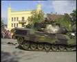 Leopard tank Brage 124 crushing cars Oslo Norway