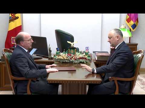 Președintele Republicii Moldova a avut o întrevedere cu Ambasadorul Federației Ruse