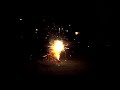 me and family running through fire works