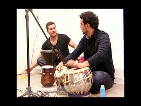 Habib qaderi, Siar Hashimi and Ali Howaida practicing for the Germany concerts 2010