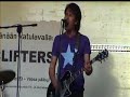 kes�-biisin ensi-ilta, litin eka keikka clifters rumpalina!