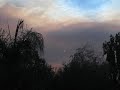 Setting Sun Through the Smoke