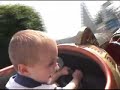 Two Boys ride Disneyland Astro Orbitor Rocket
