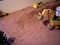 Komatsu Bulldozer 575A at work ,scale 1/50 rc-controlled