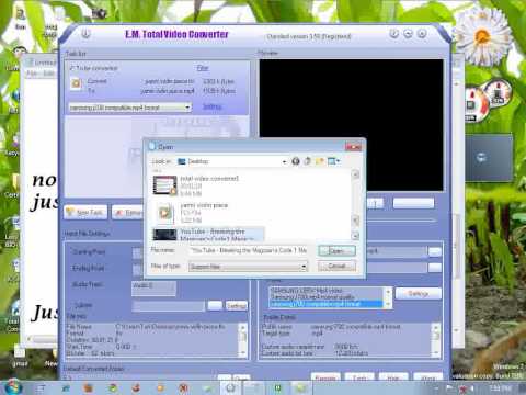 Convert to Mp4 format videos for Samsung Mobiles