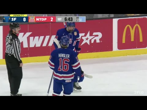 The best Highlight tape of Logan Hensler with the USNTDP in 2024 (2025 NHL Draft)
