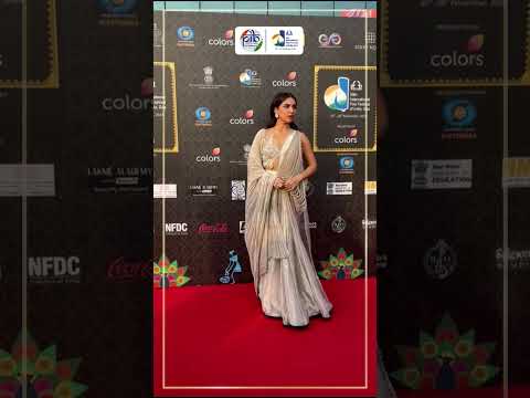 Actor Bhumi Pednekar lights up the red carpet with her brilliance at opening ceremony of #IFFI2024