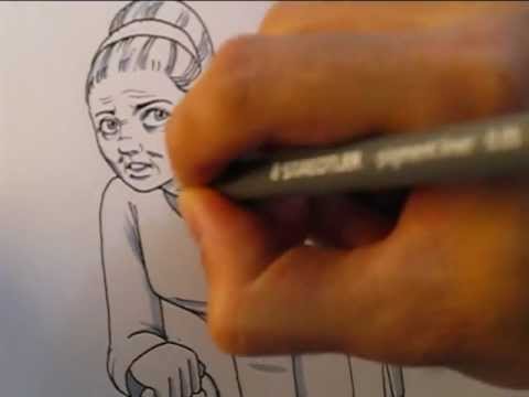 how to draw wrinkles on face