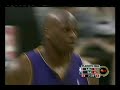 Spurs vs Lakers Gm2 2004 PlayOffs[Parker Teardrop over Shaq]