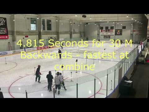 Western Prospects Showcase - U17 Penticton Canada July 2022 Okanagan Hockey Group - Fastest Backwards 30 M