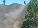 Dr. Z ascending Bluff Creek