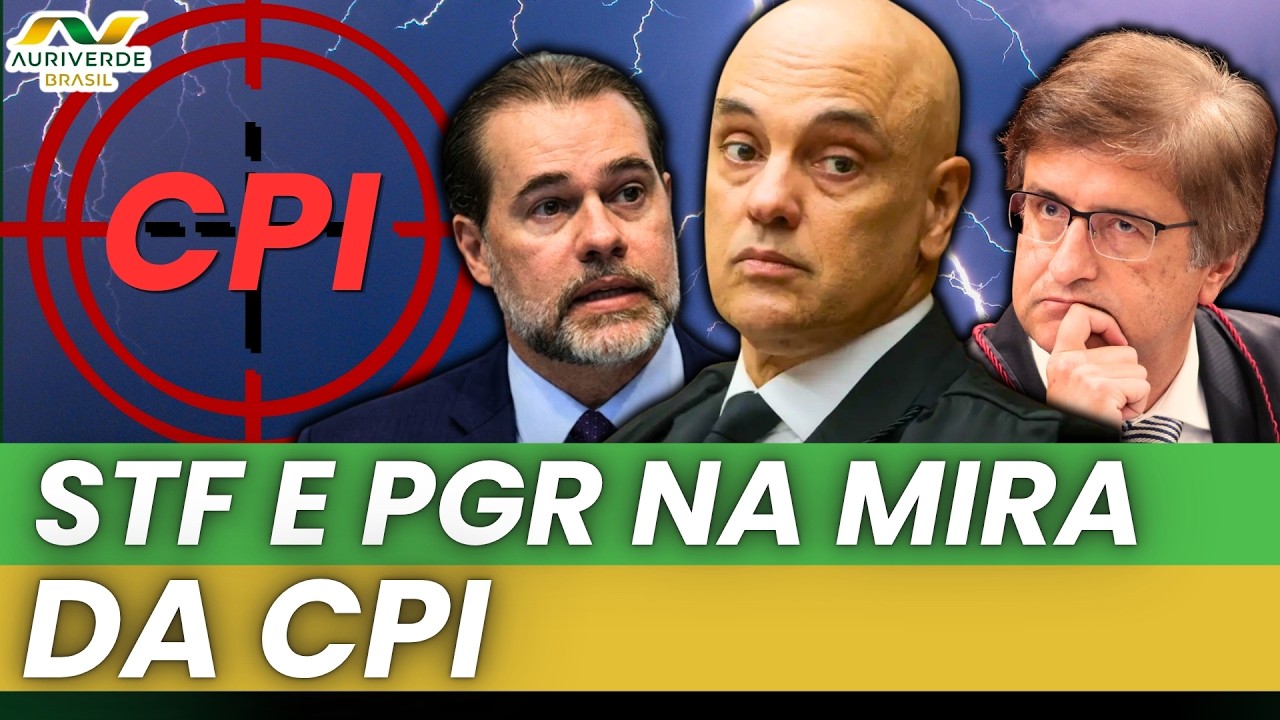 Relatório final da CPI do Crime Organizado pede indiciamento de Moraes, Toffoli, Gilmar e Gonet