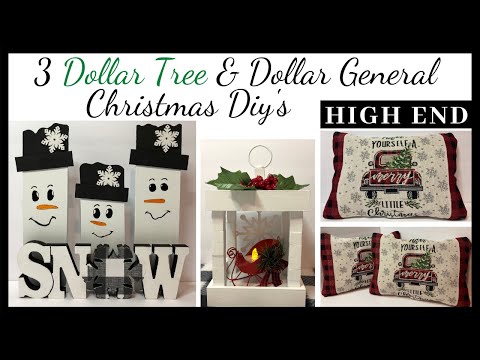 Dollar Tree Christmas Decor Diys/Friend Friday Hop/Christmas 2020 Series Video #4