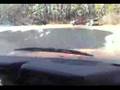 mud pit in the snow