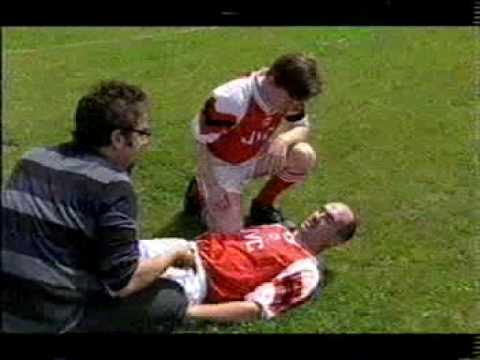 Steve Morrow Match Celebration Fail
