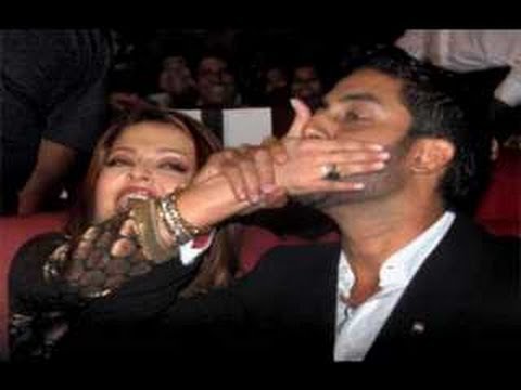 Aishwarya Rai & Abhishek Bachchan indulge in PDA