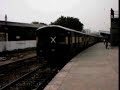 Pakistan Railways Mehran Express arrives at Karachi Cantt. station.