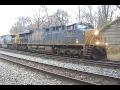 Coal Train Squealing into the Fog