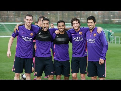 Training session (30/03/15): Back to work without international players