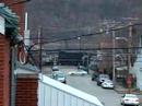Norfolk Southern coal hoppers southbound through Monongahela