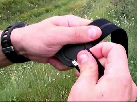 how to turn on suunto hr belt