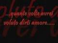 Roberto Vecchioni O Amore Amore Amore Official Music Video and Lyrics