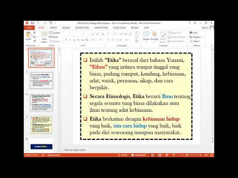 PANCASILA Sebagai Etika Bangsa   ZM
