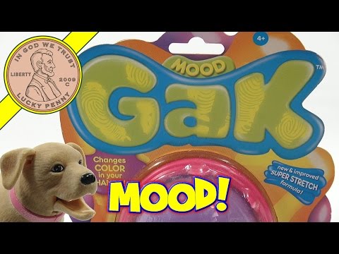 Nickelodeon GAK Mood Putty - Color Changes From Turquoise to Green!