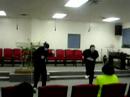 Minister & Missionary Gwin mime to \"If the storm don\