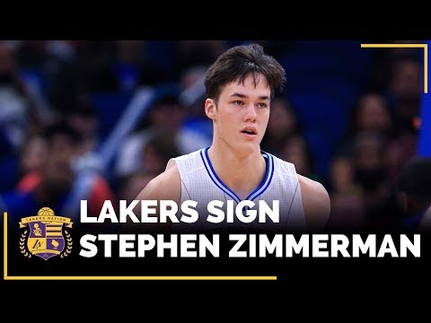 Video: Lakers Sign Center Stephen Zimmerman