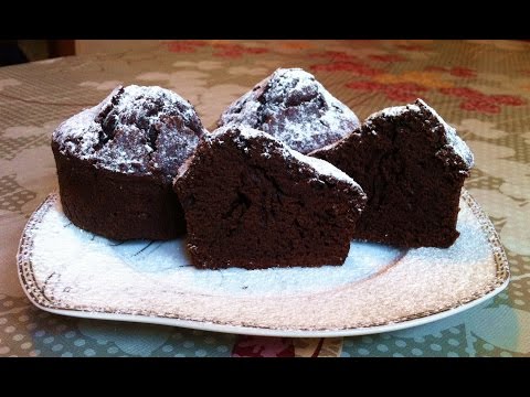 Шоколадные Маффины / Шоколадные Кексы / Chocolate Muffins / Ну Очень Простой Рецепт