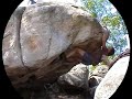Fontainebleau bouldering - Arabesque (7b+) Fontainebleau bouldering - Arabesque (7b+)