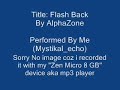 PIANO - Alphazone - Flashback - (techno cover song) PIANO - Alphazone - Flashback - (techno cover song)