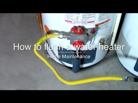 how to drain water heater