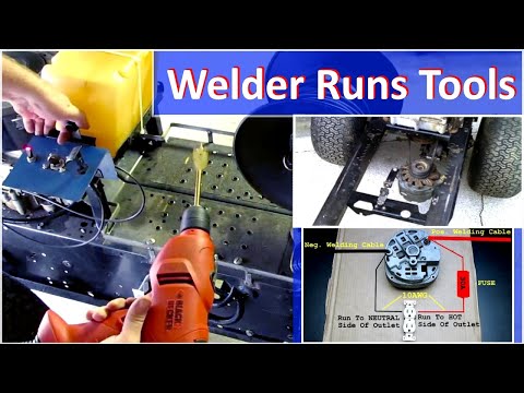 how to make a welder from an alternator