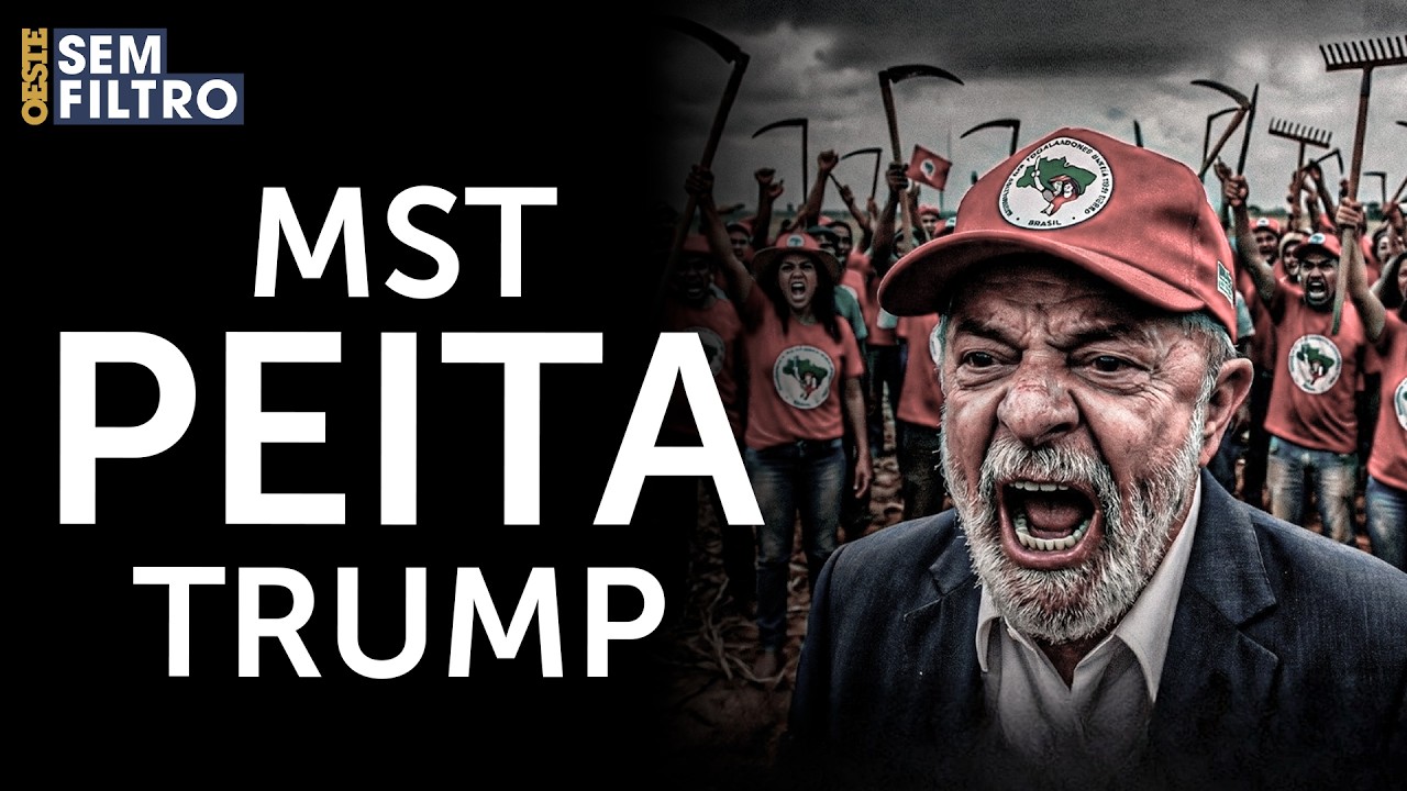 TRUMP X LULA: MST vandaliza embaixada e acusa EUA de 'lucrarem com a m0rte'
