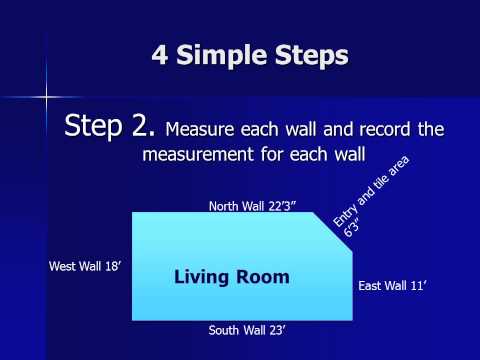 how to measure for carpet