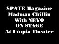Hip hop artist Neyo on stage with Comedian Rasheed and MadMan of SPATE Mag