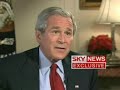 President George W Bush interview (Part 1)