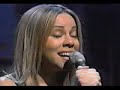 mariah carey butterfly live david letterman show